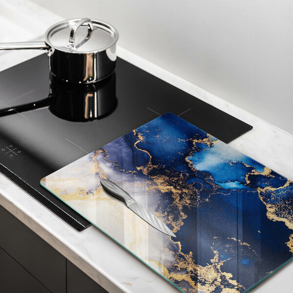 Protection pour plaque de cuisson Fond élégant et or