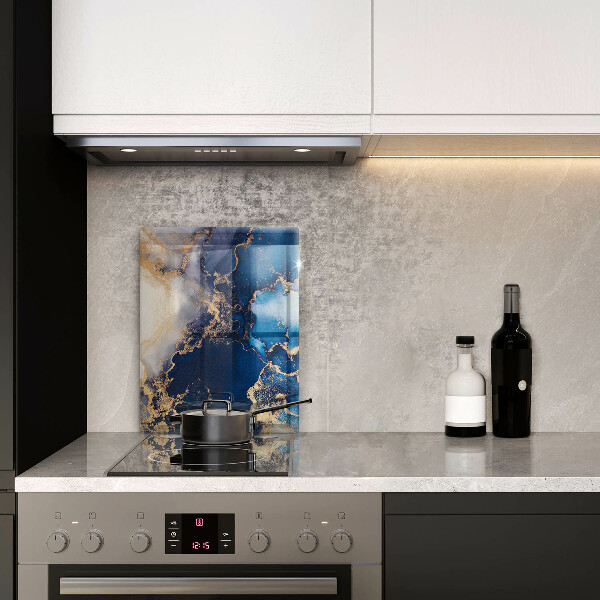 Protection pour plaque de cuisson Fond élégant et or