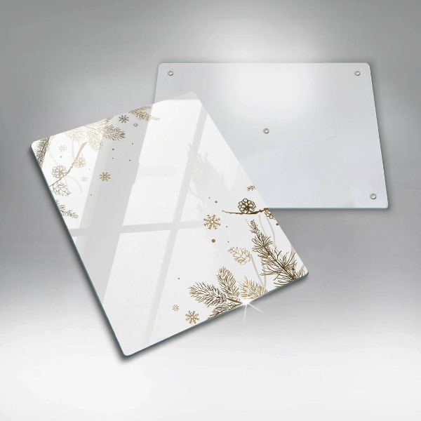 Protection pour plaque de cuisson Décorations d'hiver