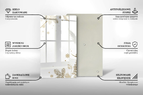 Protection pour plaque de cuisson Décorations d'hiver