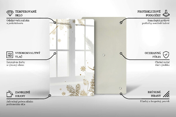 Protection pour plaque de cuisson Décorations d'hiver