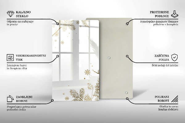 Protection pour plaque de cuisson Décorations d'hiver