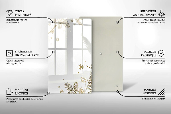 Protection pour plaque de cuisson Décorations d'hiver