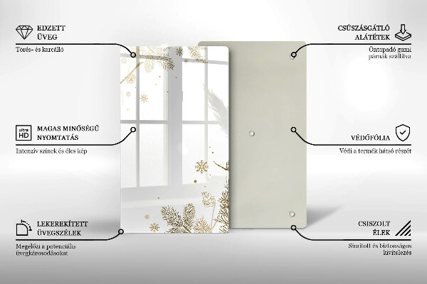 Protection pour plaque de cuisson Décorations d'hiver