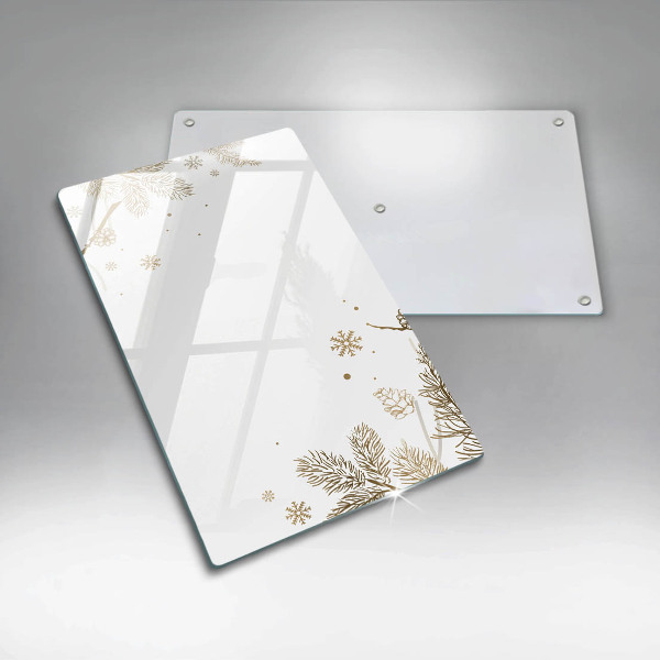 Protection pour plaque de cuisson Décorations d'hiver