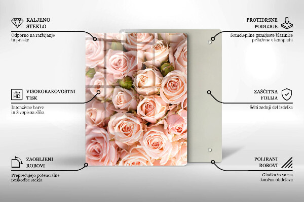 Planche à découper verre Feuille de veine naturelle