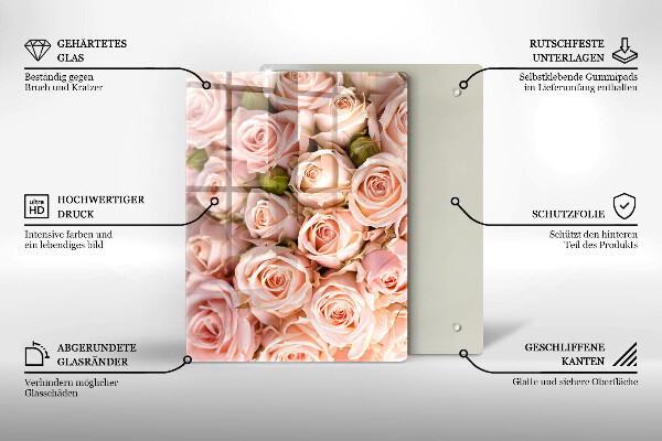 Planche à découper verre Feuille de veine naturelle