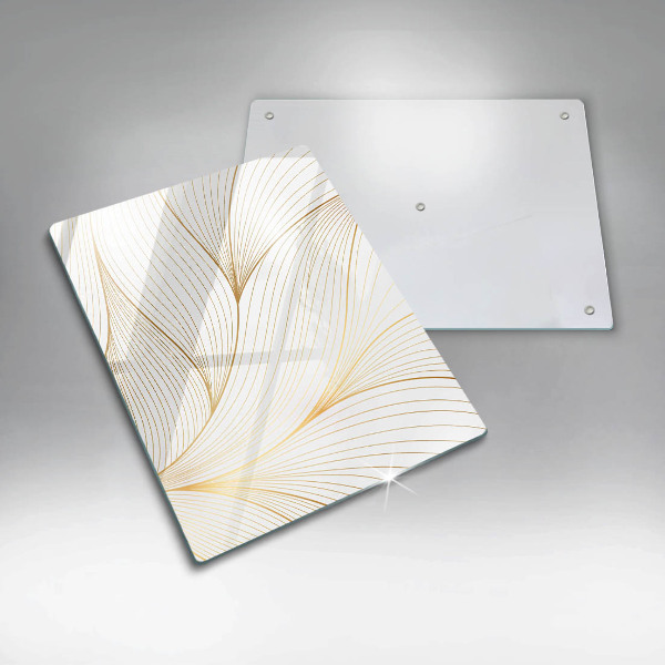 Planche à découper verre Modèle de lignes modernes