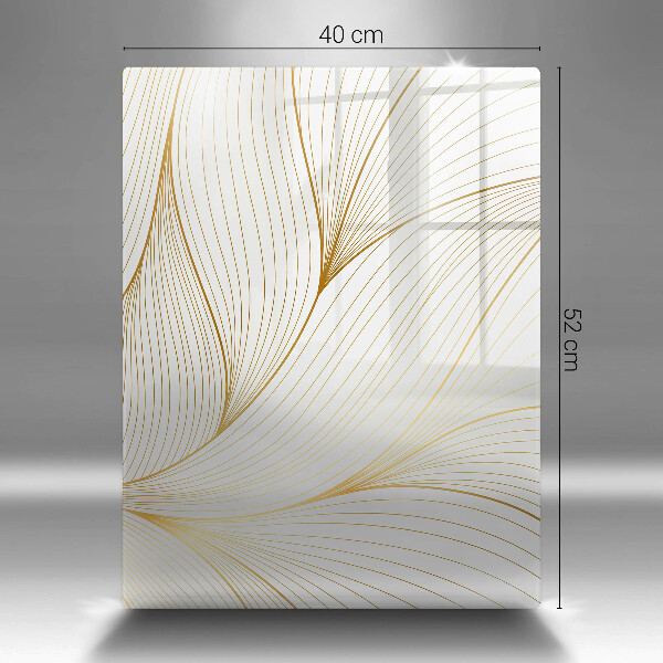 Planche à découper verre Modèle de lignes modernes