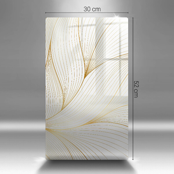 Planche à découper verre Modèle de lignes modernes