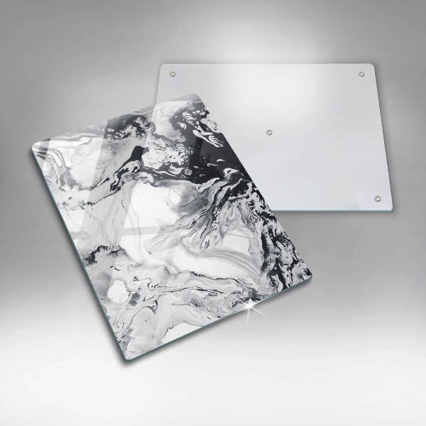 Planche à découper verre Abstraction d'encre