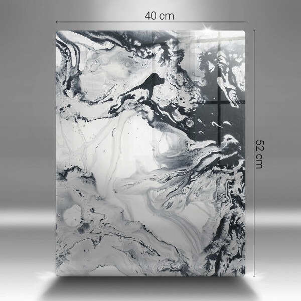 Planche à découper verre Abstraction d'encre