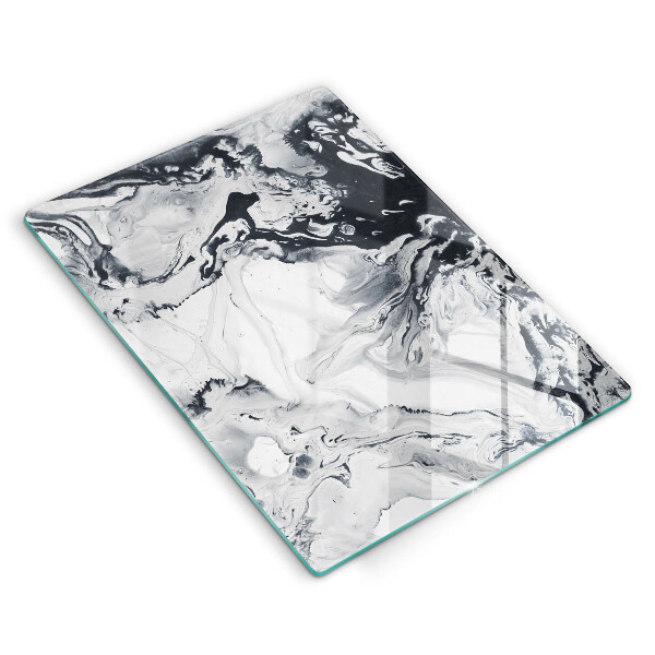 Planche à découper verre Abstraction d'encre