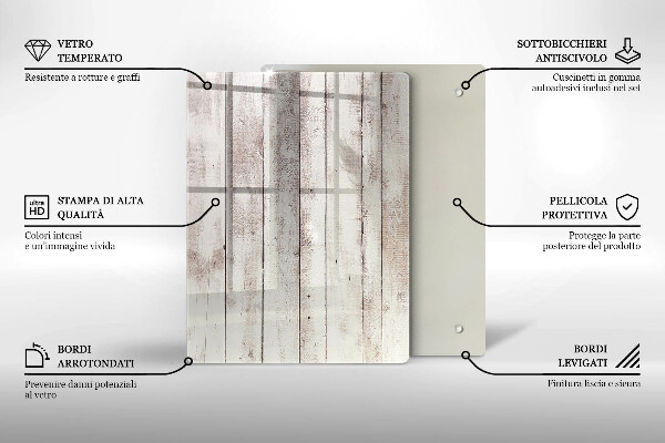 Planche à découper verre Abstraction d'encre