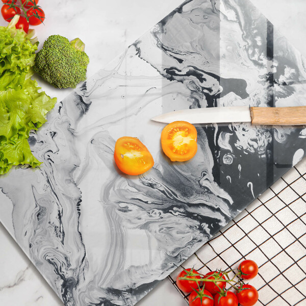 Planche à découper verre Abstraction d'encre