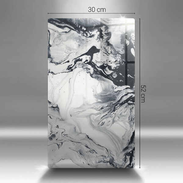 Planche à découper verre Abstraction d'encre