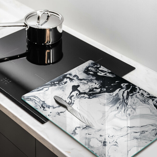 Planche à découper verre Abstraction d'encre