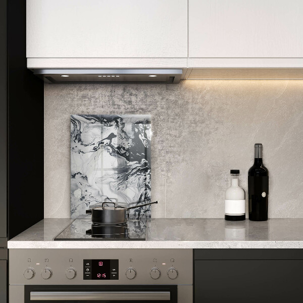 Planche à découper verre Abstraction d'encre