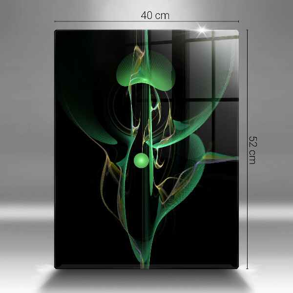 Planche à découper verre Abstraction moderne