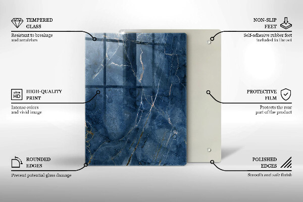 Protection pour plaque de cuisson Grès décoratif