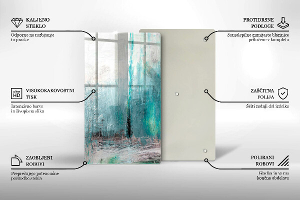 Planche à découper verre Fond d'abstraction de peinture