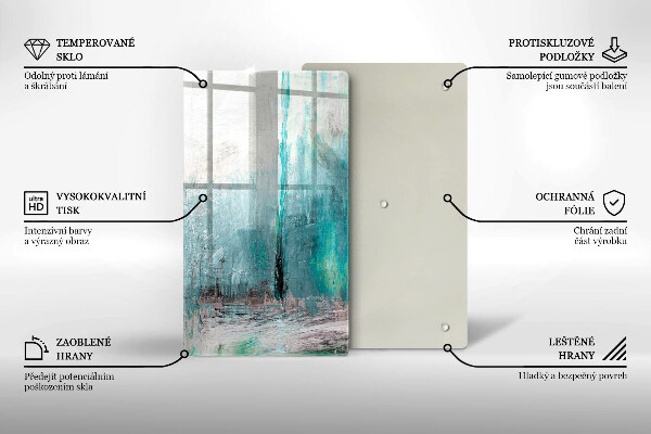 Planche à découper verre Fond d'abstraction de peinture