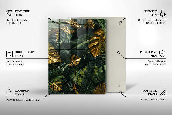 Protection pour plaque de cuisson Abstraction fluide