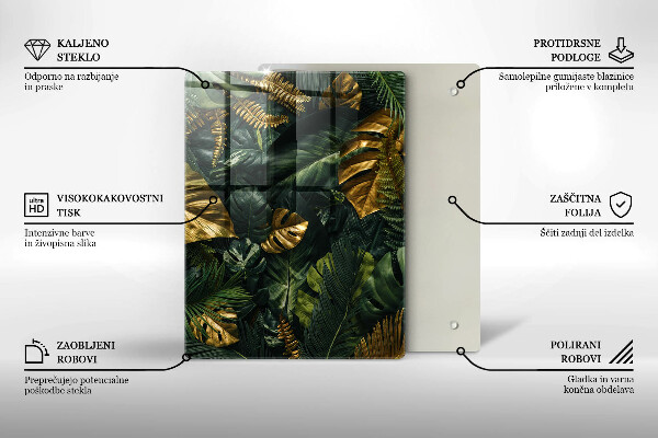 Protection pour plaque de cuisson Abstraction fluide