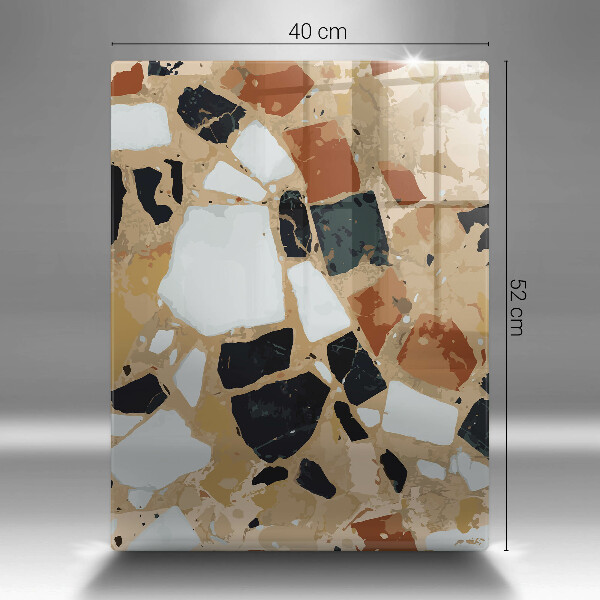 Protection pour plaque de cuisson Assiette pierres décoratives