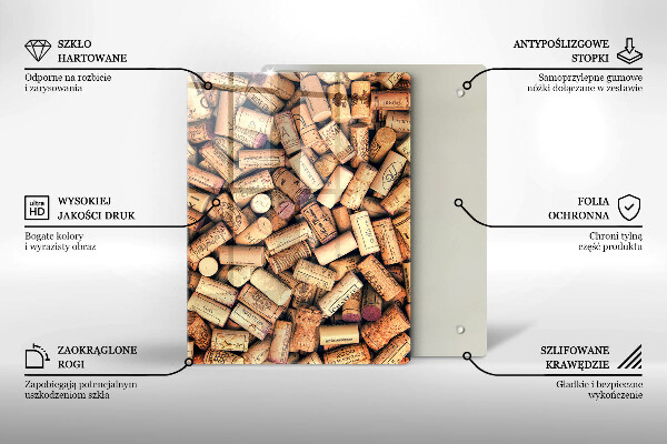 Planche à découper verre Cuillères aux épices