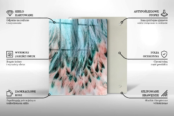 Planche à découper verre Abstraction enfumée