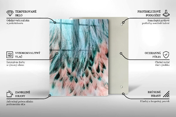 Planche à découper verre Abstraction enfumée