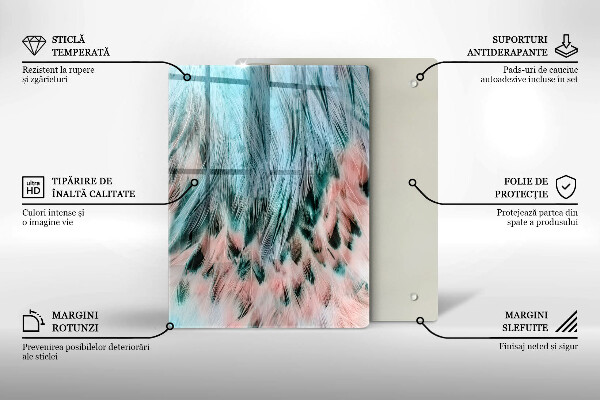 Planche à découper verre Abstraction enfumée