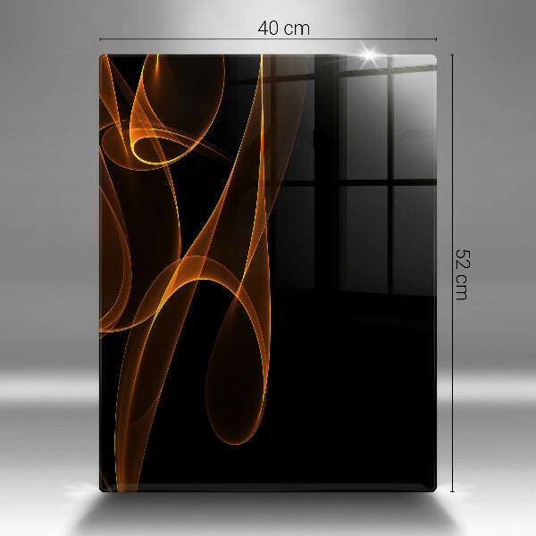 Planche à découper verre Lignes abstraites