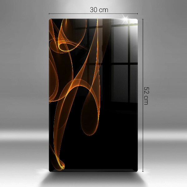 Planche à découper verre Lignes abstraites