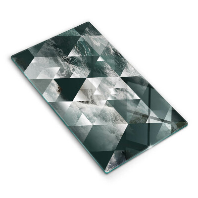 Protection pour plaque de cuisson Triangles et eau