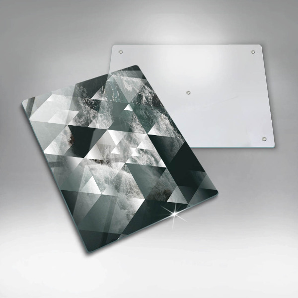 Protection pour plaque de cuisson Triangles et eau