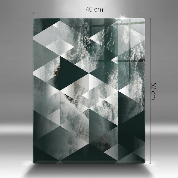 Protection pour plaque de cuisson Triangles et eau