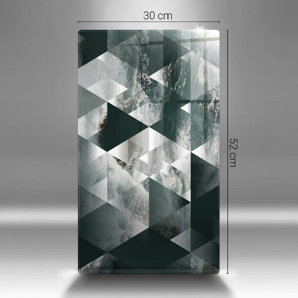 Protection pour plaque de cuisson Triangles et eau