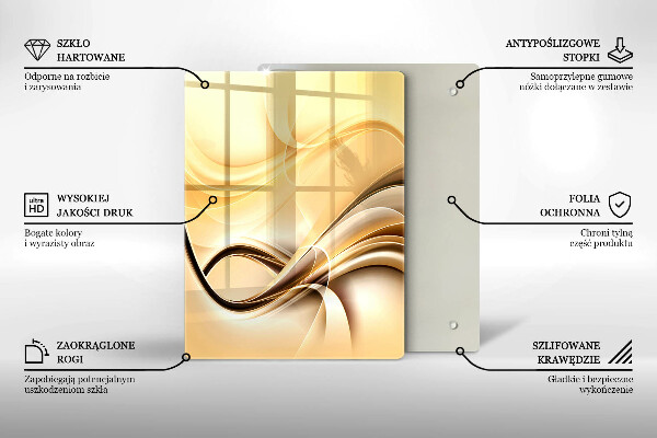 Protection pour plaque de cuisson Baiser abstraction