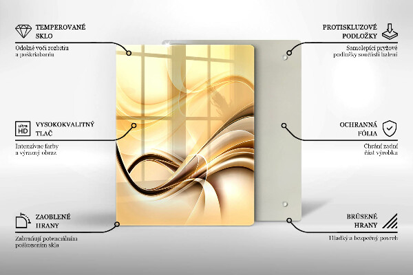 Protection pour plaque de cuisson Baiser abstraction