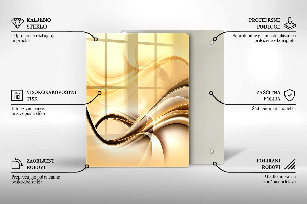 Protection pour plaque de cuisson Baiser abstraction