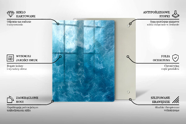 Protection pour plaque de cuisson Peinture abstraite