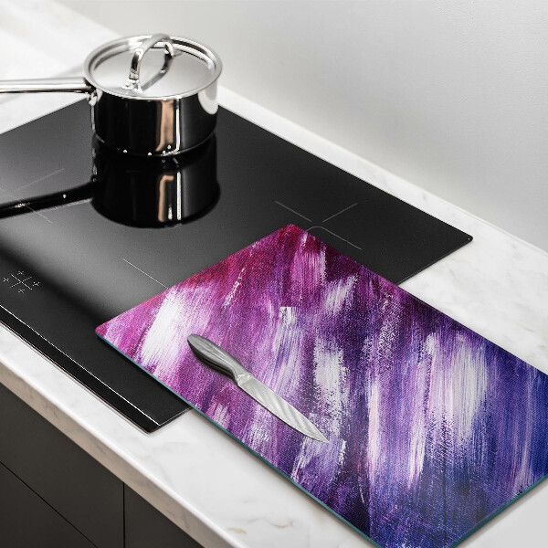 Protection pour plaque de cuisson Peinture abstraite