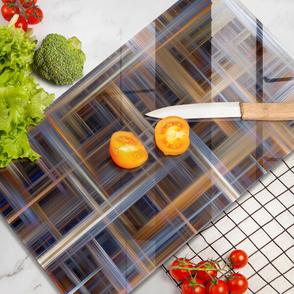 Protection pour plaque de cuisson Lignes de peinture abstraites