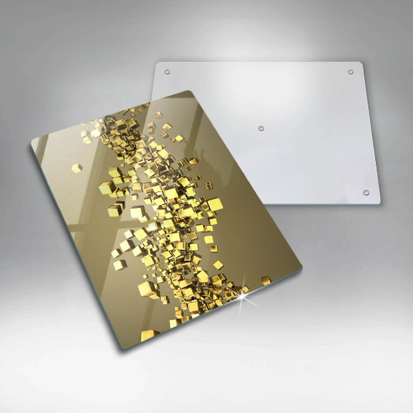 Planche à découper verre Géométrie 3D abstraite