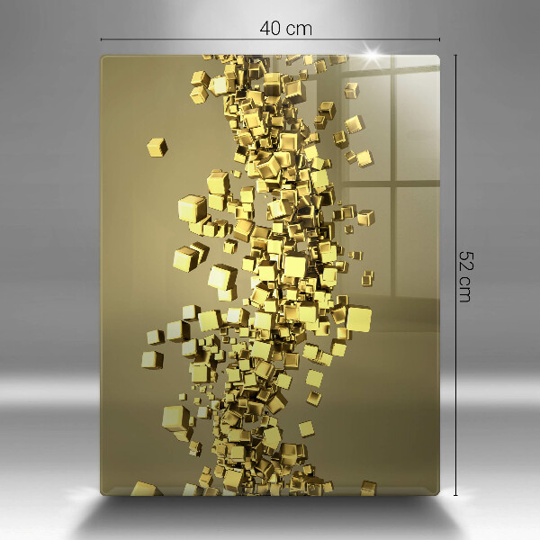 Planche à découper verre Géométrie 3D abstraite