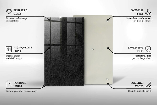 Protection pour plaque de cuisson Texture de pierre