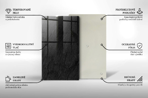 Protection pour plaque de cuisson Texture de pierre