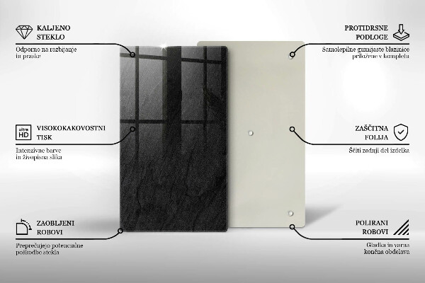 Protection pour plaque de cuisson Texture de pierre